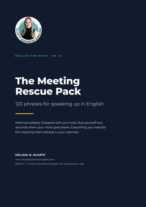 The Meeting Rescue Pack